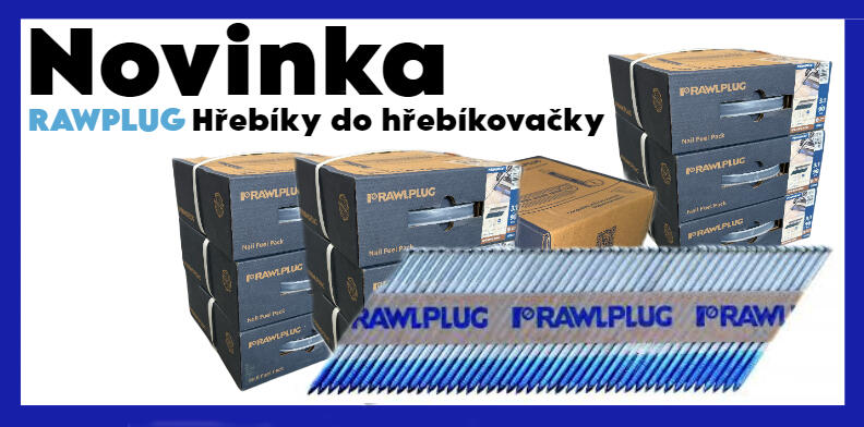 RAWPLUG Hřebíky