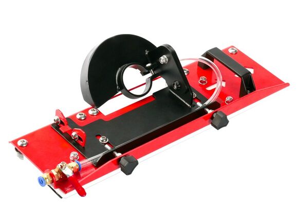 Nástavec na uhlovou brusku - SLIDER 45° na řezání kamenických rohů