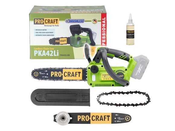 AKU řetězová pila Procraft PKA42Li (bez baterie a nabíječky)