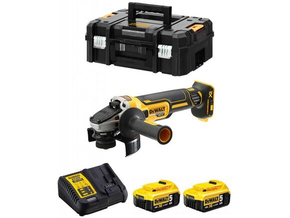 DeWALT DCG405P2 Aku úhlová bruska XR, kufr 2x baterie 5,0Ah