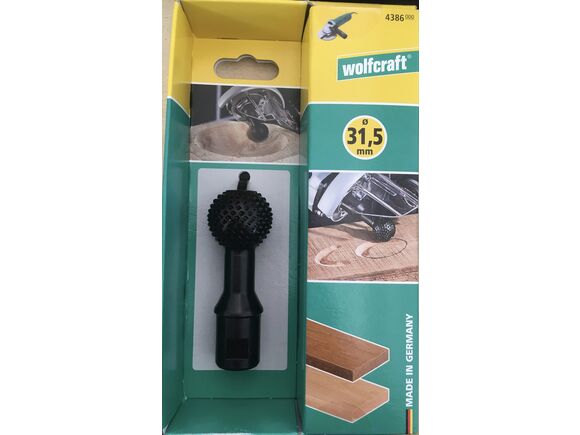 Kuličková rašple pro úhlovou brusku, Ø 30 mm Wolfcraft