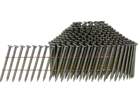 Hřebíky ve svitku kroužkové kónické 2,1x32 16° /konvexní/ 18900ks  SENCO