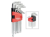 Sada zahnutých klíčů TORX s kulovou hlavicí VIGOR V4708