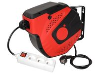 Automatický naviják s elektrickým kabelem 14 m a trojzásuvkou C-14-3CZ