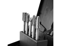 Sada tvrdokovových fréz do kovu 5 dílů