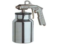 Pistole pro ošetření podvozků vozidel s nádobkou