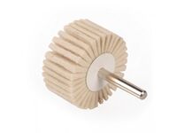Lamelový leštící kotouč s filcem na stopce 50x30mm