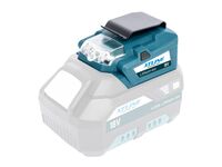 Adaptét pro nabíjení z baterie s LED svítidlem XTLine