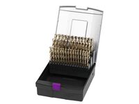 Vrtáky HSS-Co, sada 51 ks, 1 – 6 mm