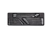 Sada očkoplochých klíčů 16 dílů, matné, plastové plato A