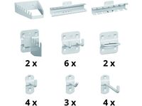 Sada závěsných háků a držáků,28-dílná