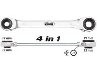 Oboustranný ráčnový klíč 4 in 1 VIGOR V2705