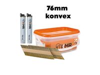 Hřebíky konvexní na pásce D34° 2,9x76 + plyn 2200ks