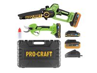 Sada aku ruční pilka PKA35Li a nůžky na větve ES25Li Procraft PA168SET
