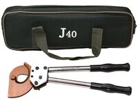 Ráčnové nůžky na stříhání kabelů HCC-40J