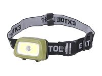 čelovka 250lm+250lm, 250lm Seoul LED, 250lm COB LED, červené/zelené světlo pro noční vidění