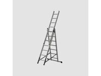 3x13 VHR P  trojdílný hliníkový žebřík