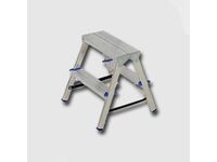 Žebřík dvojstranný hliníkový 2 stupně DHR nosnost 150 kg