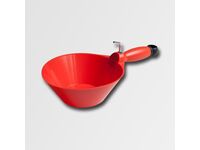 Naběračka plastová oranžová (pevná)