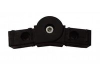 plastová spojka nastavitelná 30x30x2,0mm-černá