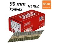 Hřebíky konvexní na pásce D34° 3,1x90 A2 NEREZ 500ks SENCO