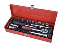 hlavice nástrčné, sada 30ks, 1/4", CrV