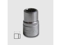 Hlavice nástrčná 12ti hranná 1/2" CrV DIN3124