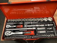 hlavice nástrčné, sada 65ks, 1/4", 1/2" poškozený obal