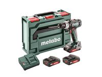 Aku příklepová vrtačka Metabo SB 18 L, 3×2Ah