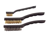 kartáče ocelové, sada 3ks, Fe/MOSAZ, Fe