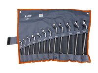 klíče očkové, sada 12ks, 6-32mm, CrV
