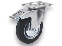 Kolečko otočné s brzdou pr. 125mm 100Kg