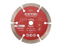 kotouč diamantový, řezný, segmentový, ⌀ 89x1,0x10mm