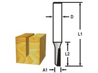Drážkovací fréza 1 břit 6x19x50,8 Makita