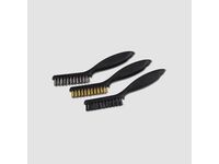 Sada kartáčů ocelových plast.rukojeť 3ks