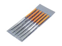 pilníky diamantové jehlové, sada 6ks, 160mm