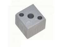 Plastová spojka (kostka) pro profil 20x20x1,5mm- šedá