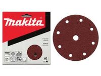 Brusný papír na suchý zip děrovaný 150mm K100 50ks Makita