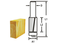Drážkovací fréza 2 břit s ložiskem  12,7x 13x 55,7 Makita