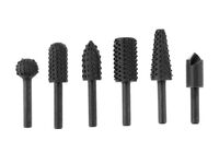 rašple rotační do dřeva, sada 6ks