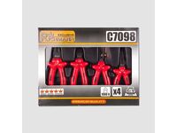 Sada elektrikářských kleští 1000V (4PCS)