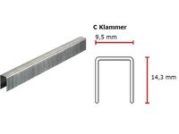 Spona C 9,5x 14mm 32000ks  SENCO