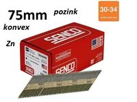 Hřebíky konvexní na pásce D34° 2,8x75 pozinkované 2000ks SENCO