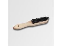 Kartáč dřevěná rukojeť třířadý, ocel hladká 0,30