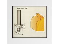 Tvarové frézy do dřeva 14,3x14,3x8mm