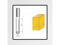 Tvarové frézy do dřeva 8x9x38mm