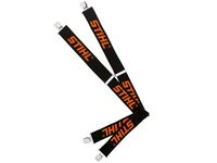 Šle - kšandy s kovovými sponami černé STIHL (00008841576)