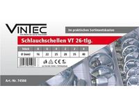 Sada hadicových spon VT,
26-dílná