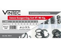 Sada Seegerových pojistných kroužků VT, 98-dílná