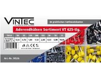 Sada kabelových dutinek VT,
625-dílná